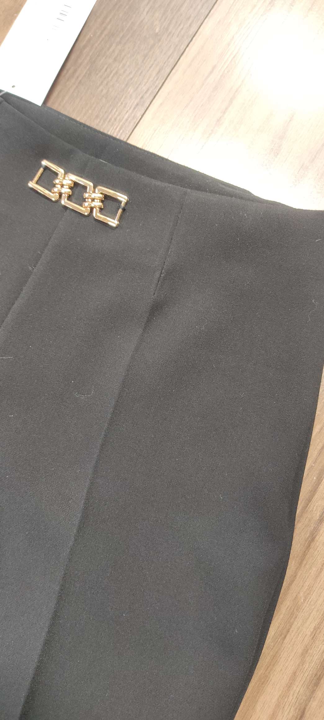 Kalhoty BARTON zlatá spona