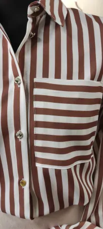 Košile PUR PURA - rozpínací