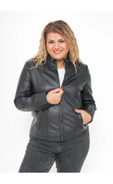 Koženková bunda ESCANDELLE - Dita